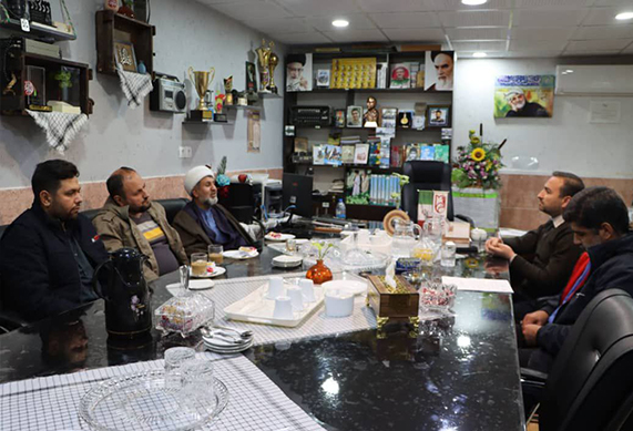  بازدید حجت السلام والمسلمین  عبداله رجبی 