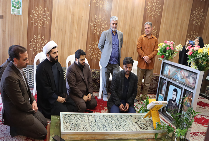 بازدید از قبر مطهر شهید شیر علی سلطانی 