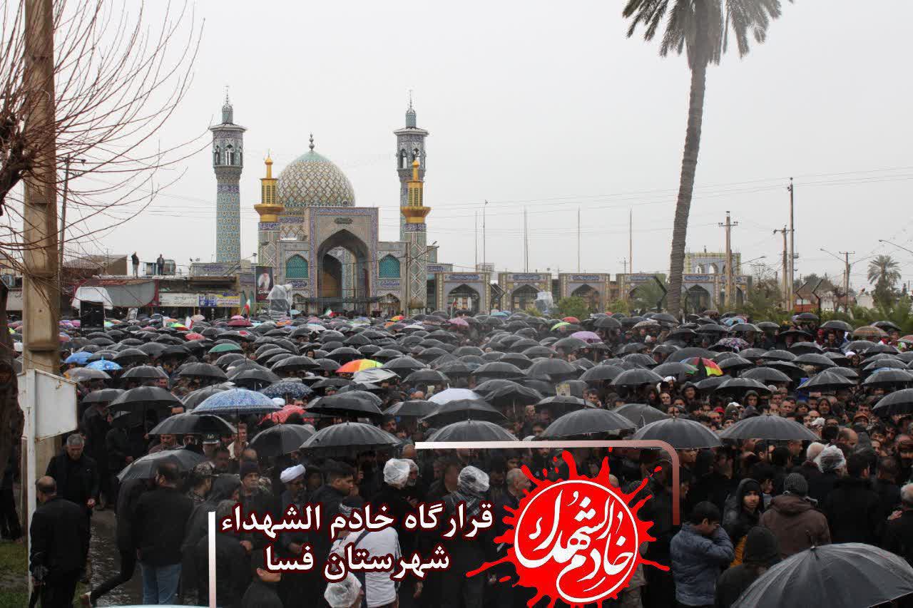 تشییع اولین شهدای شهرستان فسا  
