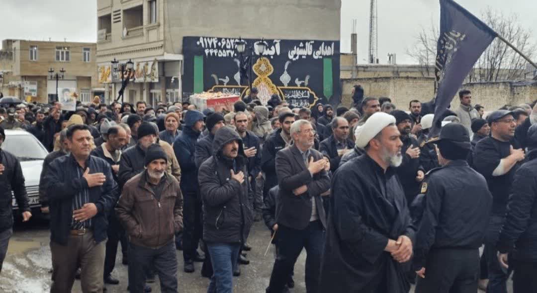 تشییع شهید محمد ساریخانی در خرمبید   