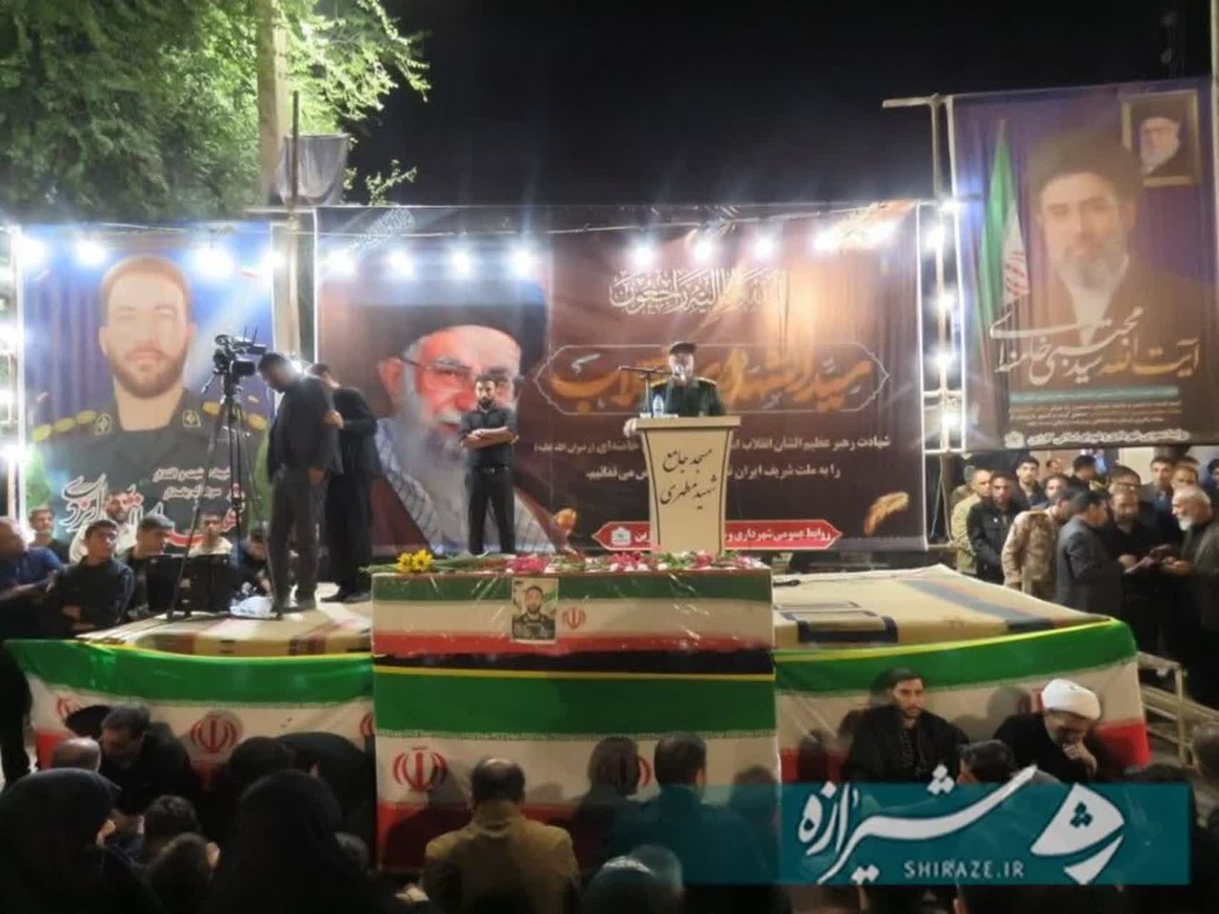 وداع بی‌نظیر مردم کارزین از شهید جنگ رمضان سردار «ابولقاسم ایزدی»