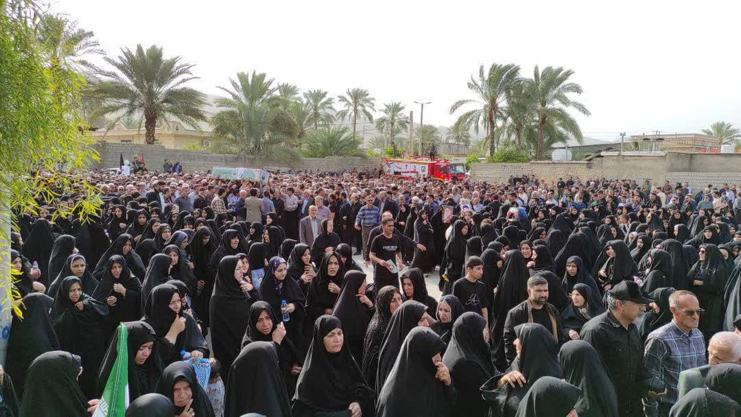 تشییع باشکوه شهید خزائی در خشت