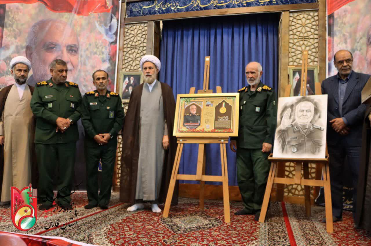 رونمایی از قاب عکس سردار سرلشکر شهید مجید خادمی 