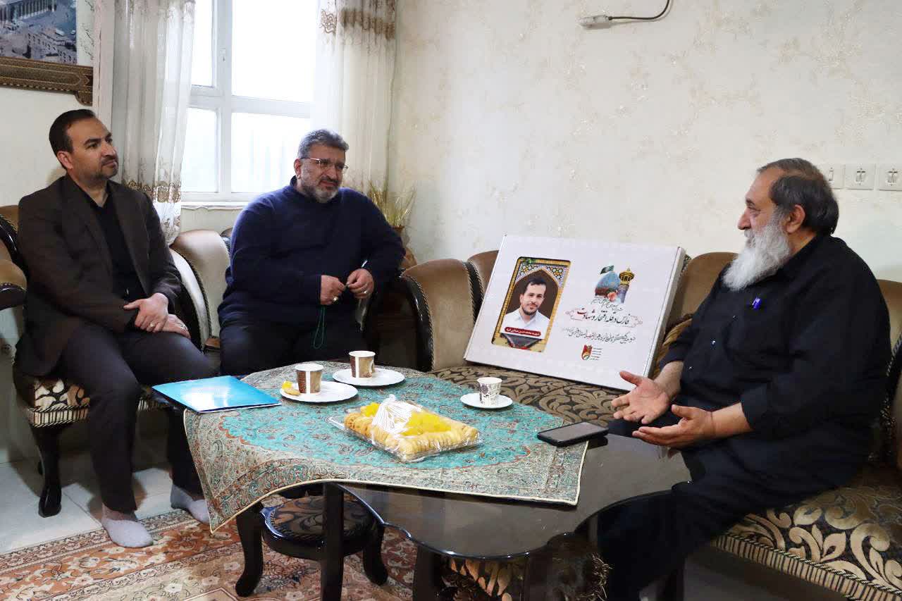 دیدار با خانواده شهید محمد حسن مینایی فرد 