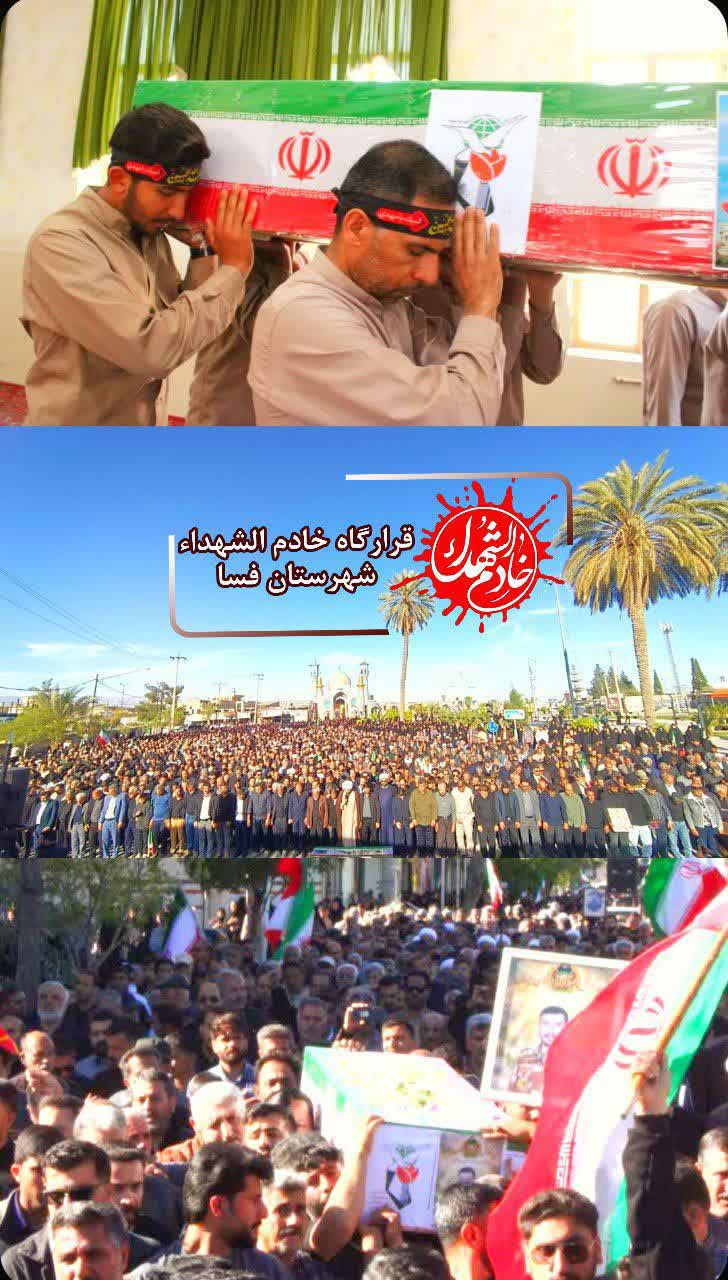 تشییع  پیکر مطهر شهیدوالامقام‌رحیم‌رضایی