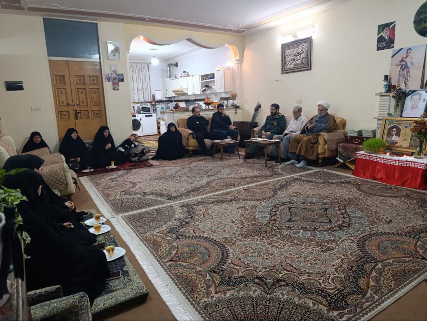دیدار    فرمانده محترم ناحیه حضرت رسول الله ص شیراز  جناب سرهنگ غلامعلی احمدی جابری 