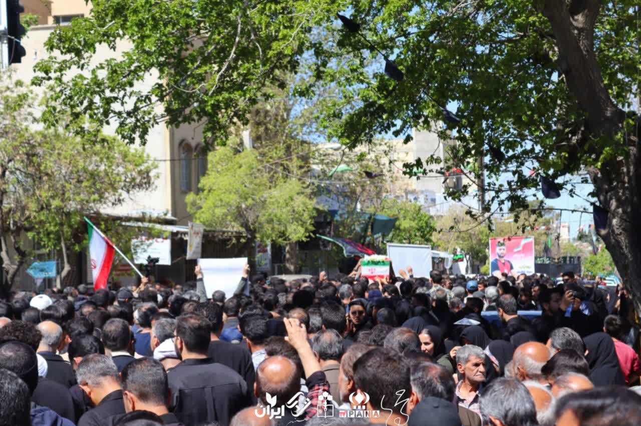تشییع پیکر مطهر سرباز شهید سید محمد معصوم پور